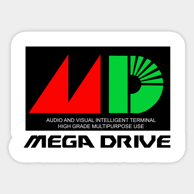 Mega Drive Sticker by JamesCMarshall